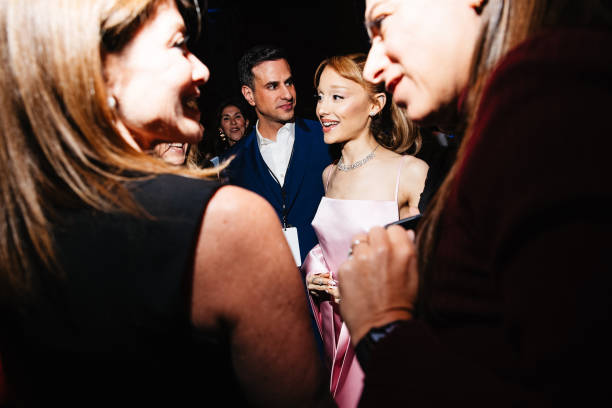 Ariana Grande at the National Board of Review Gala held at Cipriani 42nd Street on January 07, 2025 in New York, New York. — frame 37/76 (612×408)