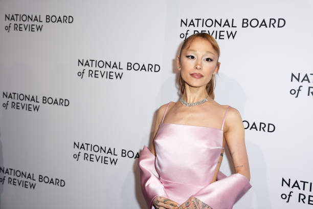 Ariana Grande at The National Board of Review Gala at Cipriani on January 07, 2025 in New York, New York. — frame 68/76 (612×408)