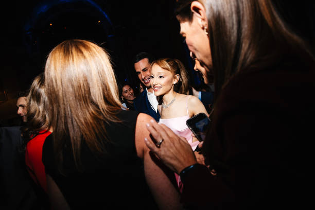 Ariana Grande at the National Board of Review Gala held at Cipriani 42nd Street on January 07, 2025 in New York, New York. — frame 36/76 (612×408)