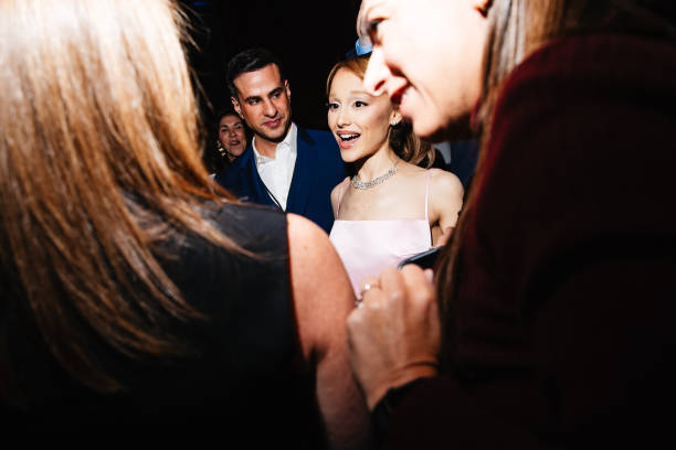 Ariana Grande at the National Board of Review Gala held at Cipriani 42nd Street on January 07, 2025 in New York, New York. — frame 33/76 (612×408)
