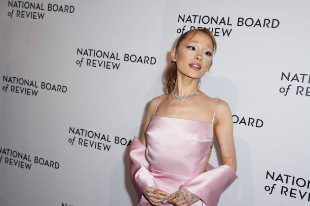 Ariana Grande at The National Board of Review Gala at Cipriani on January 07, 2025 in New York, New York. — frame 69/76 (612×408)