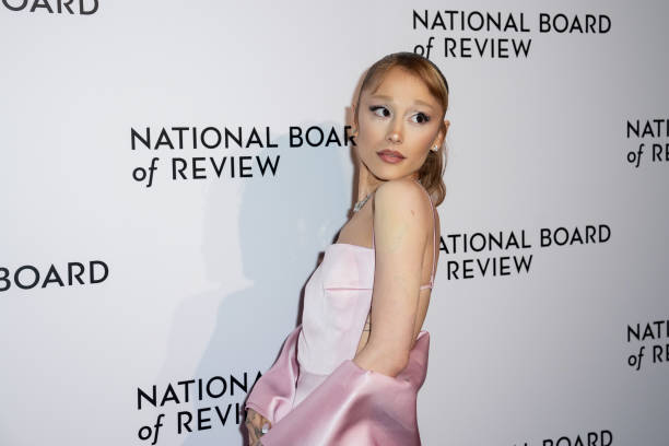Ariana Grande at The National Board of Review Gala at Cipriani on January 07, 2025 in New York, New York