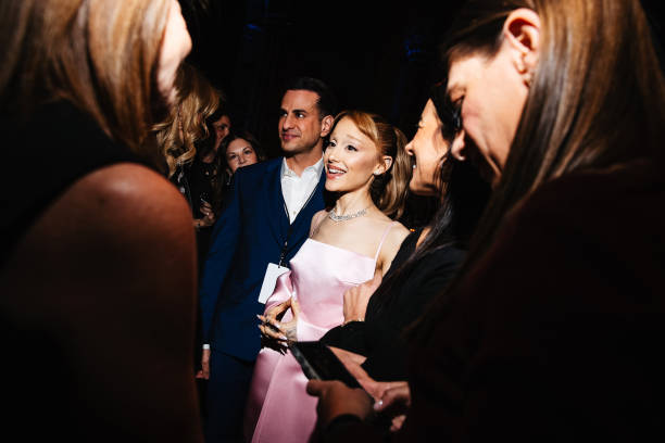 Ariana Grande at the National Board of Review Gala held at Cipriani 42nd Street on January 07, 2025 in New York, New York. — frame 38/76 (612×408)