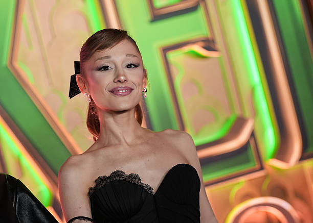 Ariana Grande at the "Wicked: For Good" New York Premiere held at Lincoln Center for the Performing Arts on November 17,
