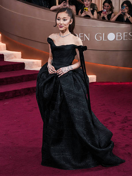 Ariana Grande attending the 83rd Golden Globes awards at The Beverly Hilton in Beverly Hills, Los Angeles, California, USA. Picture date: Sunday January 11, 2026. — frame 19/19 (459×612)