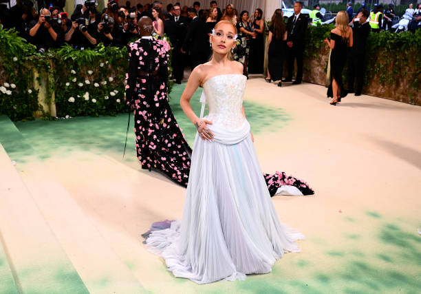 Ariana Grande attending the Metropolitan Museum of Art Costume Institute Benefit Gala 2024 in New York, USA. Picture date: Monday May 6, 2024. (612×427)