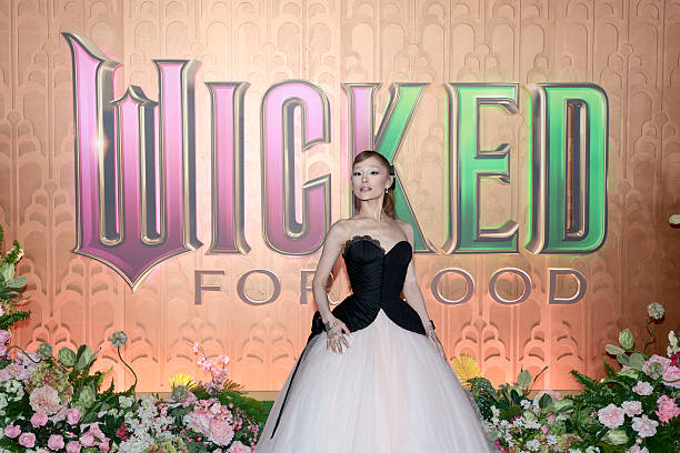 Ariana Grande attends as Universal Pictures proudly presents the WICKED FOR GOOD US Premiere on November 17, 2025 in New York City. — frame 9/20 (612×408)