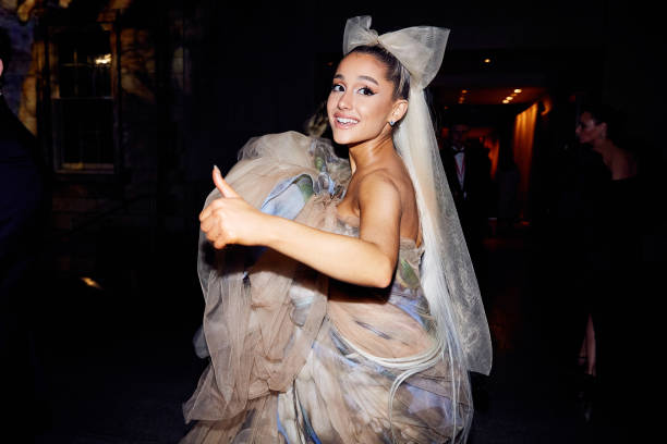 Ariana Grande attends Heavenly Bodies: Fashion & The Catholic Imagination Costume Institute Gala at The Metropolitan Mus