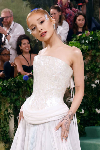 Ariana Grande attends the 2024 Costume Institute Benefit for "Sleeping Beauties: Reawakening Fashion" at The Metropolita