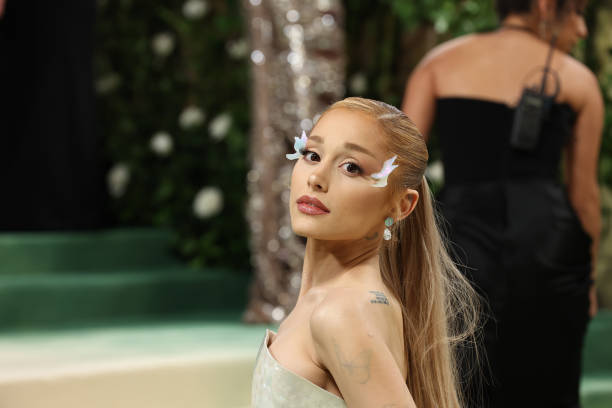 Ariana Grande attends The 2024 Met Gala Celebrating "Sleeping Beauties: Reawakening Fashion" at The Metropolitan Museum 