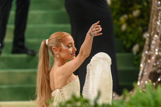 Ariana Grande — The 2024 Met Gala Celebrating "Sleeping Beauties: Reawakening Fashion" - Street Sightings