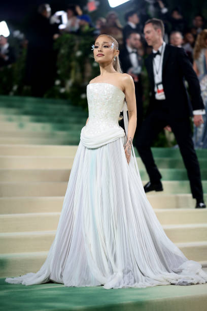 Ariana Grande attends The 2024 Met Gala Celebrating "Sleeping Beauties: Reawakening Fashion" at The Metropolitan Museum 