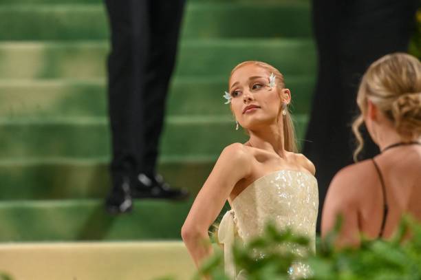 Ariana Grande attends The 2024 Met Gala Celebrating "Sleeping Beauties: Reawakening Fashion" at The Metropolitan Museum 