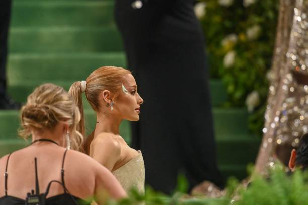 Ariana Grande attends The 2024 Met Gala Celebrating "Sleeping Beauties: Reawakening Fashion" at The Metropolitan Museum 
