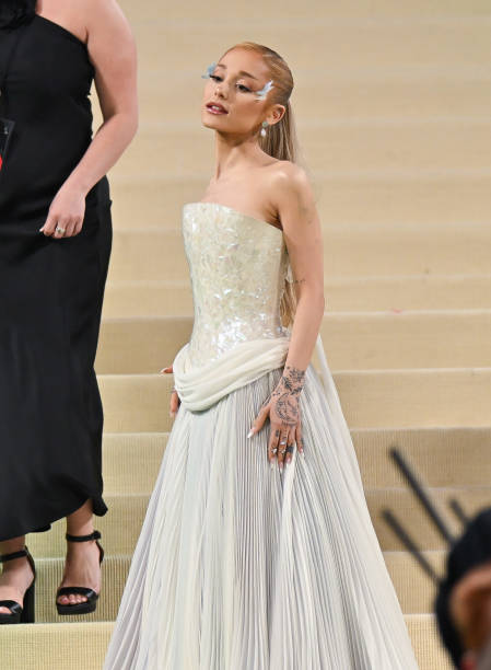 Ariana Grande attends the 2024 Met Gala Celebrating "Sleeping Beauties: Reawakening Fashion" at The Metropolitan Museum 