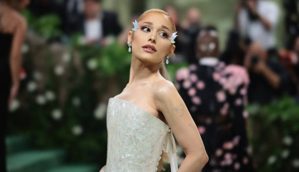 Ariana Grande attends The 2024 Met Gala Celebrating "Sleeping Beauties: Reawakening Fashion" at The Metropolitan Museum 