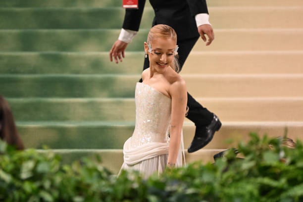 Ariana Grande attends the 2024 Met Gala celebrating "Sleeping Beauties: Reawakening Fashion" on May 06, 2024 in New York