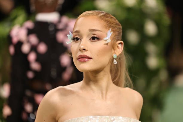 Ariana Grande attends The 2024 Met Gala Celebrating "Sleeping Beauties: Reawakening Fashion" at The Metropolitan Museum 