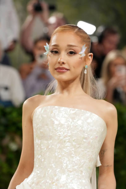 Ariana Grande attends The 2024 Met Gala Celebrating "Sleeping Beauties: Reawakening Fashion" at The Metropolitan Museum 