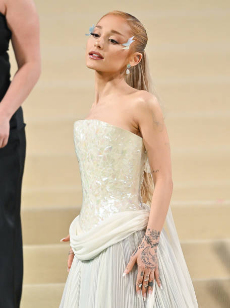 Ariana Grande attends the 2024 Met Gala Celebrating "Sleeping Beauties: Reawakening Fashion" at The Metropolitan Museum 
