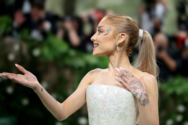 Ariana Grande attends The 2024 Met Gala Celebrating "Sleeping Beauties: Reawakening Fashion" at The Metropolitan Museum 