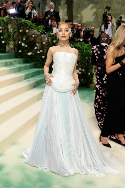 Ariana Grande attends The 2024 Met Gala Celebrating "Sleeping Beauties: Reawakening Fashion" at The Metropolitan Museum 