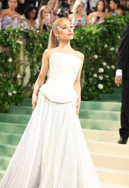 Ariana Grande attends The 2024 Met Gala Celebrating "Sleeping Beauties: Reawakening Fashion" at The Metropolitan Museum 