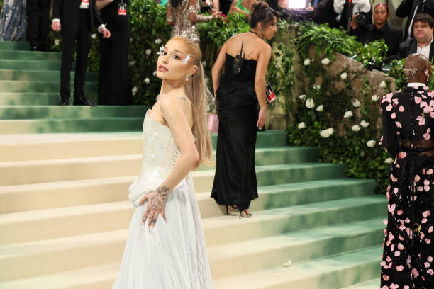 Ariana Grande attends The 2024 Met Gala Celebrating "Sleeping Beauties: Reawakening Fashion" at The Metropolitan Museum 