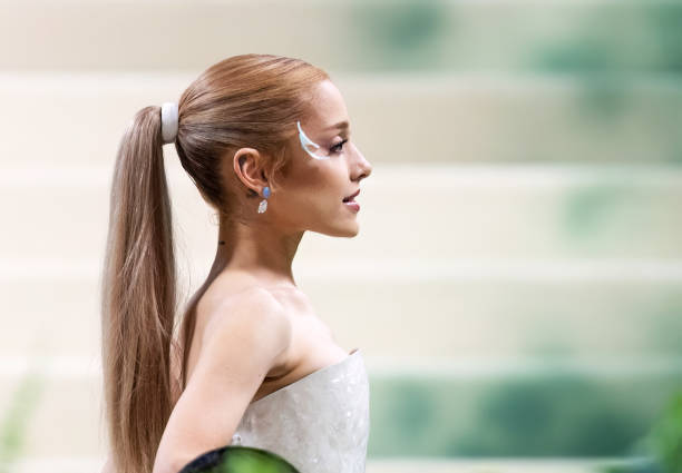 Ariana Grande attends the 2024 Met Gala Celebrating "Sleeping Beauties: Reawakening Fashion" at The Metropolitan Museum 