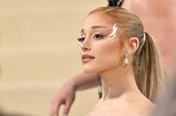 Ariana Grande attends the 2024 Met Gala Celebrating "Sleeping Beauties: Reawakening Fashion" at The Metropolitan Museum 