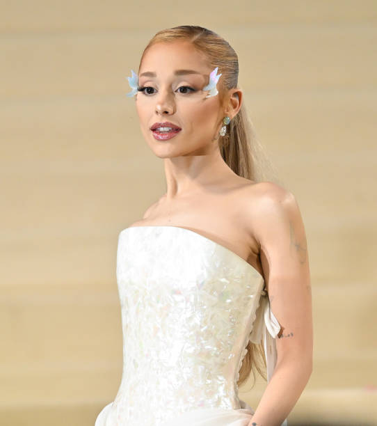 Ariana Grande attends the 2024 Met Gala Celebrating "Sleeping Beauties: Reawakening Fashion" at The Metropolitan Museum 