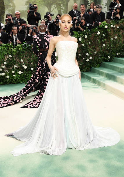 Ariana Grande attends The 2024 Met Gala Celebrating "Sleeping Beauties: Reawakening Fashion" at The Metropolitan Museum 