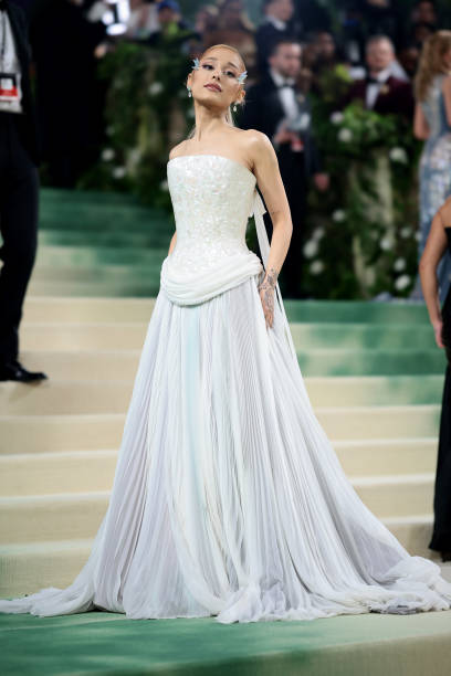 Ariana Grande attends The 2024 Met Gala Celebrating "Sleeping Beauties: Reawakening Fashion" at The Metropolitan Museum 