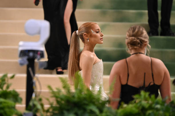 Ariana Grande attends the 2024 Met Gala celebrating "Sleeping Beauties: Reawakening Fashion" on May 06, 2024 in New York