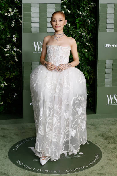 Ariana Grande attends the 2024 WSJ Magazines Innovator Awards at Museum of Modern Art on October 29, 2024 in New York Ci