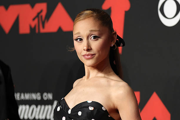 Ariana Grande attends the 2025 MTV Video Music Awards at UBS Arena on September 07, 2025 in Elmont, New York