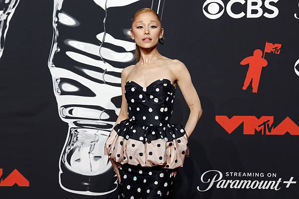 Ariana Grande attends the 2025 MTV Video Music Awards at UBS Arena on September 07, 2025 in Elmont, New York
