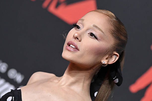 Ariana Grande attends the 2025 MTV Video Music Awards at UBS Arena on September 07, 2025 in Elmont, New York