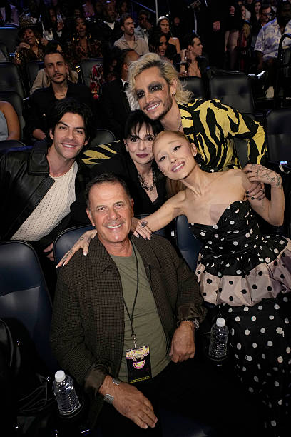 Ariana Grande attends the 2025 MTV Video Music Awards at UBS Arena on September 07, 2025 in Elmont, New York. — frame 52/78 (408×612)