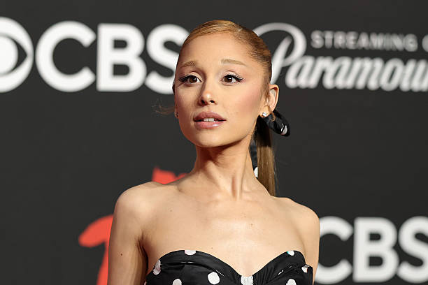 Ariana Grande attends the 2025 MTV Video Music Awards at UBS Arena on September 07, 2025 in Elmont, New York