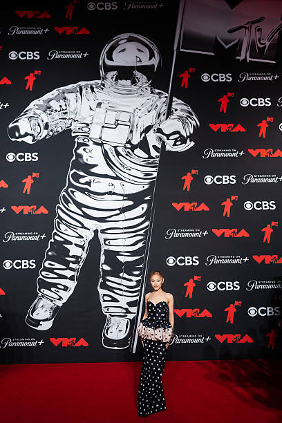 Ariana Grande attends the 2025 MTV Video Music Awards at UBS Arena on September 07, 2025 in Elmont, New York