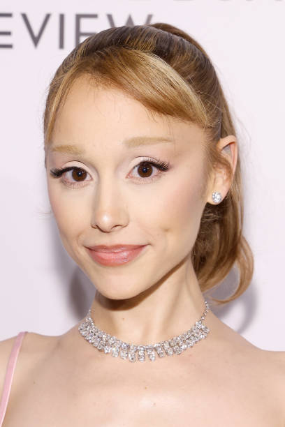 Ariana Grande attends the 2025 National Board of Review Gala at Cipriani 42nd Street on January 07, 2025 in New York Cit