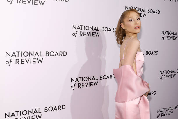 Ariana Grande attends the 2025 National Board of Review Gala at Cipriani 42nd Street on January 07, 2025 in New York Cit