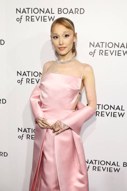 Ariana Grande attends the 2025 National Board of Review Gala at Cipriani 42nd Street on January 07, 2025 in New York Cit