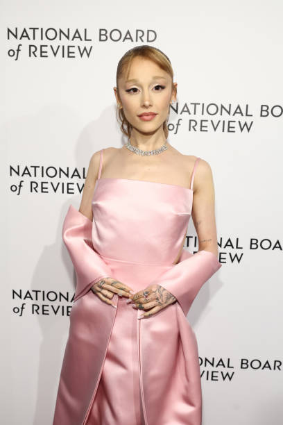 Ariana Grande attends the 2025 National Board of Review Gala at Cipriani 42nd Street on January 07, 2025 in New York Cit