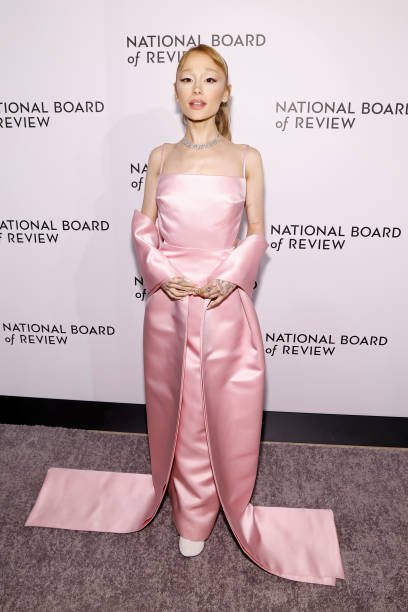 Ariana Grande attends the 2025 National Board of Review Gala at Cipriani 42nd Street on January 07, 2025 in New York Cit