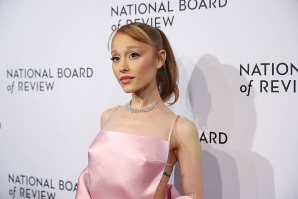 Ariana Grande attends the 2025 National Board of Review Gala at Cipriani 42nd Street on January 07, 2025 in New York Cit