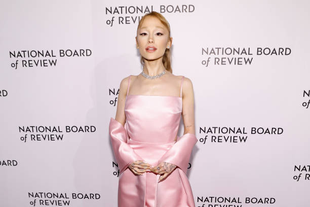 Ariana Grande attends the 2025 National Board of Review Gala at Cipriani 42nd Street on January 07, 2025 in New York Cit