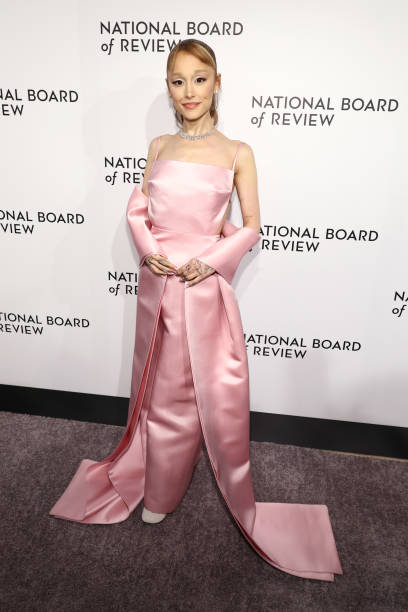 Ariana Grande attends the 2025 National Board of Review Gala at Cipriani 42nd Street on January 07, 2025 in New York Cit