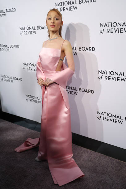 Ariana Grande attends the 2025 National Board of Review Gala at Cipriani 42nd Street on January 07, 2025 in New York Cit